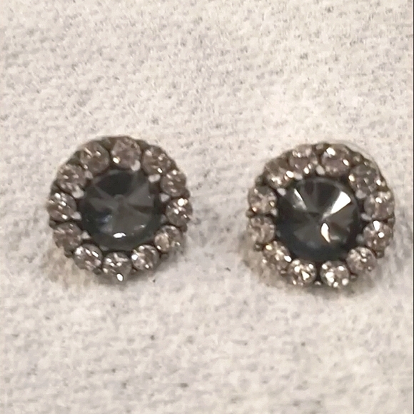 Vintage Rhinestone Big Stud Earring 🌴 - Picture 1 of 9